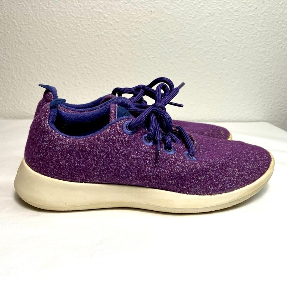 Allbirds running shoes womens 7 Wool runners purple exercise‎ gym running